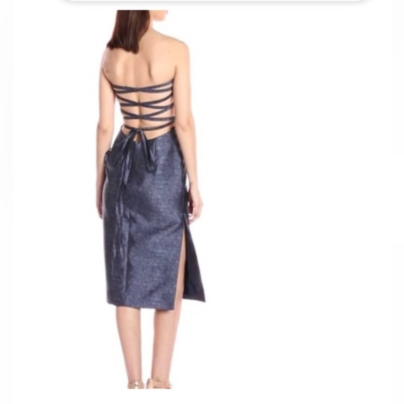 MILLY Addison dress with open back fits size 4 XS 2 - Picture 9 of 14